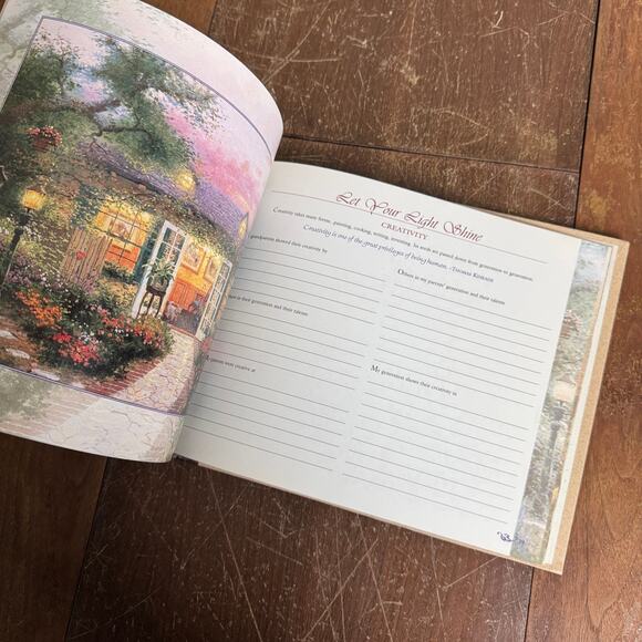 Thomas Kinkade Then and Now Remembering‎ the Generations 1998 UNUSED - Picture 10 of 15